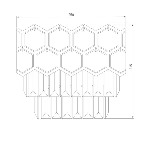 Настенный светильник Eurosvet Ariana 10124/2 золото/прозрачный хрусталь Strotskis