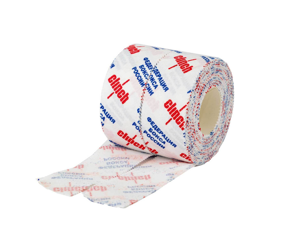 Тейп боксерский Clinch Boxing Tape ФБР (пара, 2,5см*9,1м)