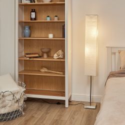 UML-T400 2хE27 WHITE Торшер напольный под две лампы E27. 2х60W. Механический выключатель. Белый. ТМ Uniel