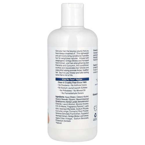 Kiss My Face, Кондиционер для густых и насыщенных волос, для тонких редеющих волос, 473 мл (16 жидк. унц.)