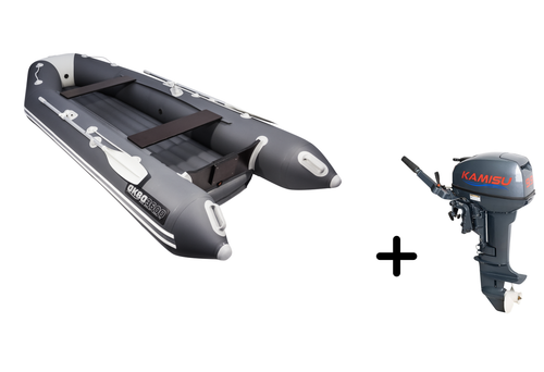 Аква 3600 НДНД + KAMISU T 9.9 BMS (комплект лодка + мотор)