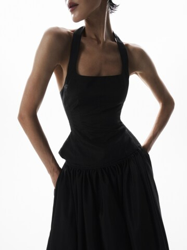 «Coquette Tie-Back Top» Топ из тафты с открытой спиной.