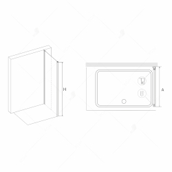Боковая панель RGW Z-12 (Прозрачное, 1000)