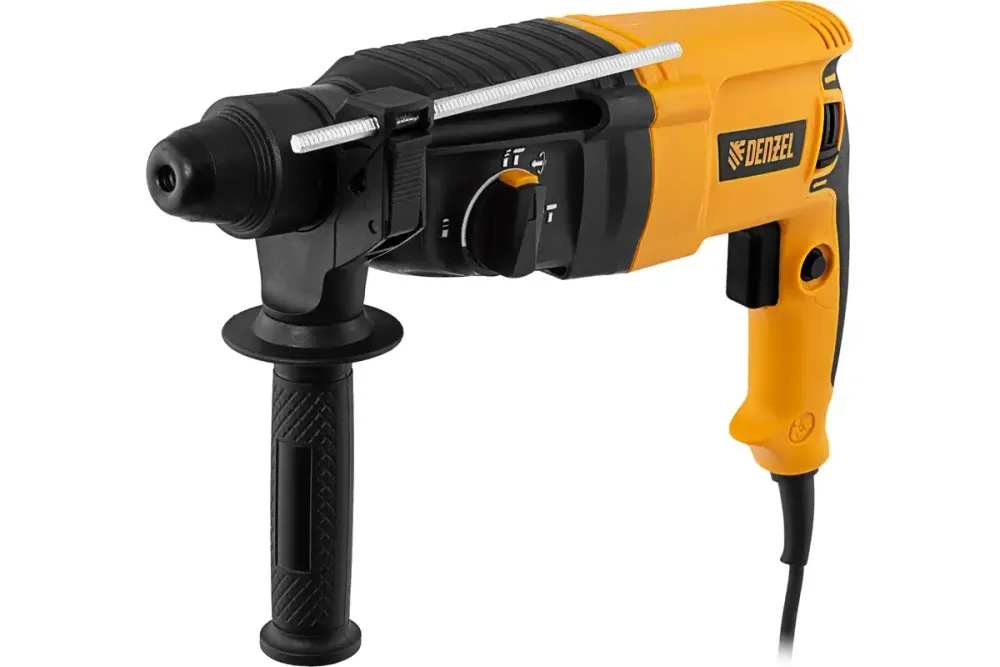 Перфоратор электрический RHH-800-26, SDS-plus, 800 Вт, 3 Дж, 3 плюс 1 реж. Denzel, 26607