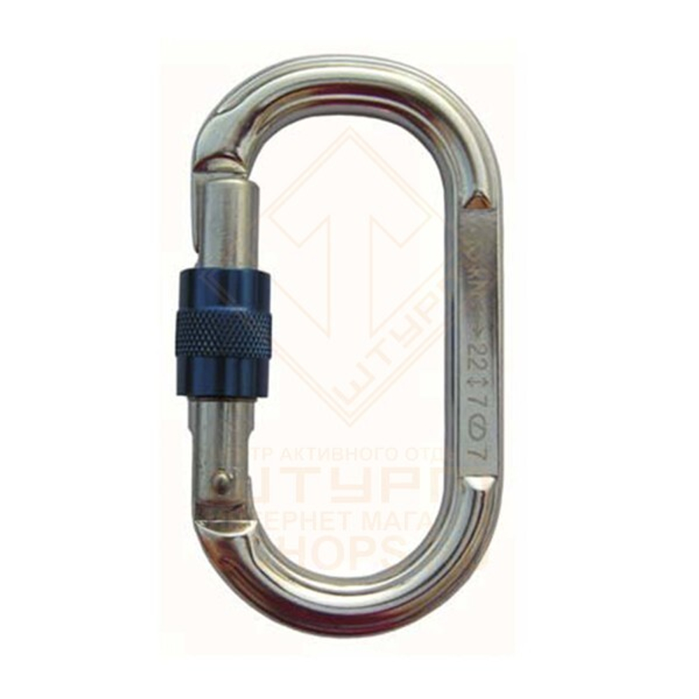 Карабин Vertikal овальный муфтовый Keylock, дюраль