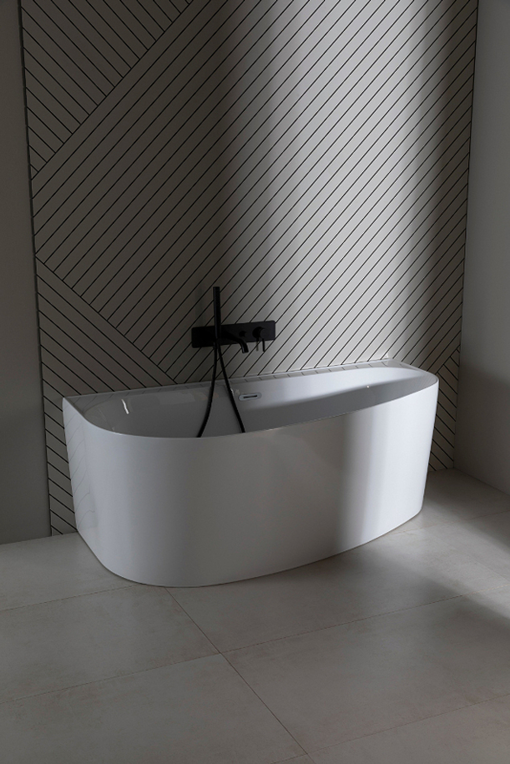 Акриловая ванна Allen Brau Priority 5 В 160x78 2.31005.21B белый матовый