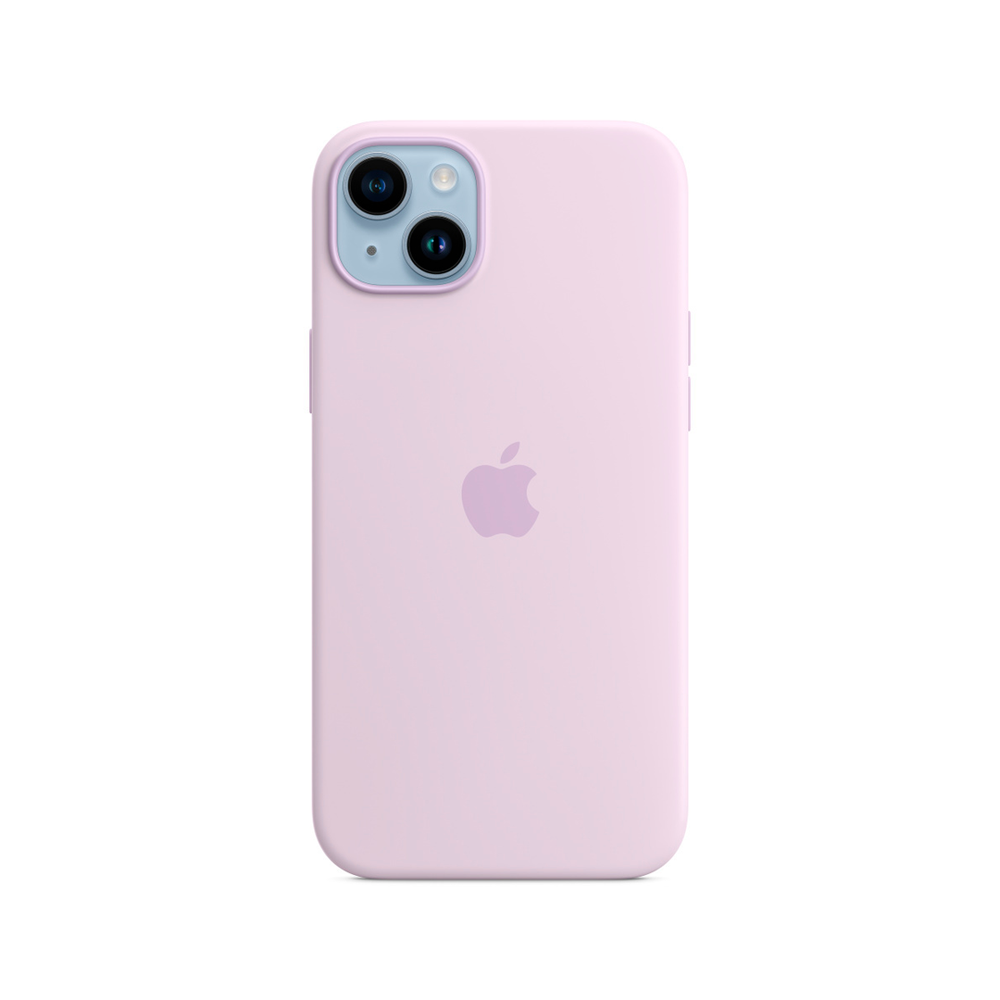 Силиконовый чехол с поддержкой MagSafe Apple Silicone Case для iPhone 14 Plus, Lilac (Сиреневый)