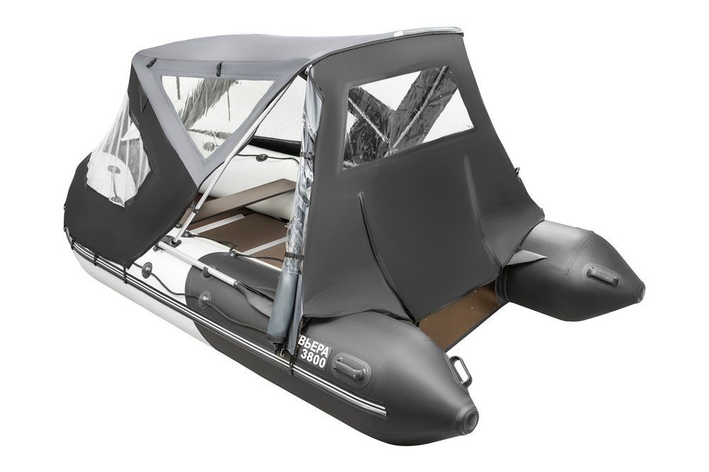 Тент трансфомер Ривьера 3800 СК (графит/черный)