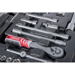 Набор инструментов 147 пр. 1/4"DR, 1/2"DR, 3/8"DR ARNEZI R0900147