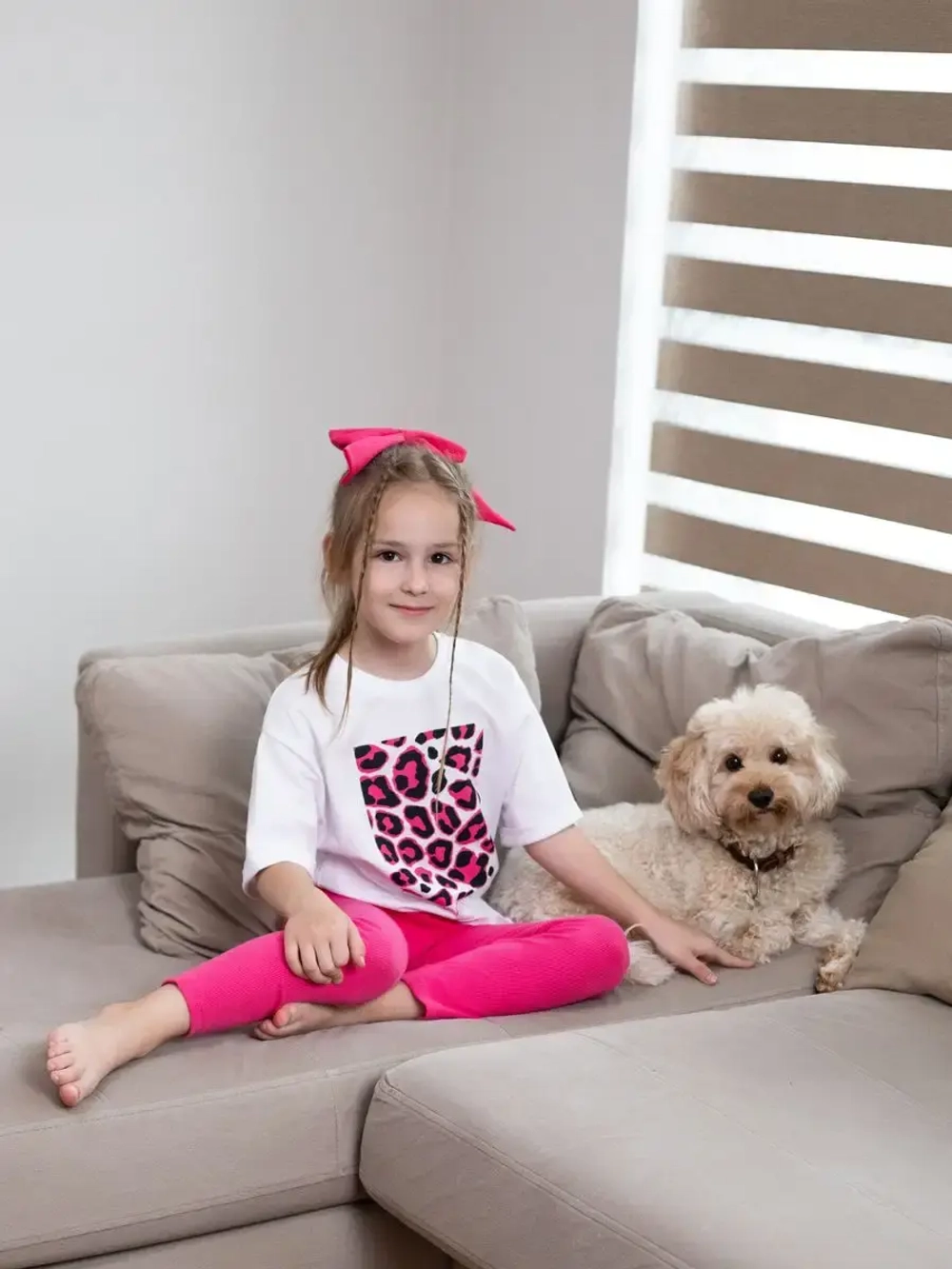 Костюм для девочки на осень