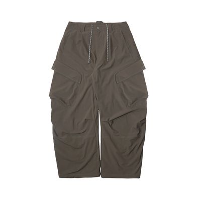 Брюки Nothomme Blue Plaid Fleece-Lined Wide-Leg Cargo Pants