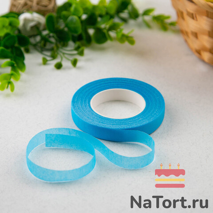 Тейп-лента голубая, 12мм