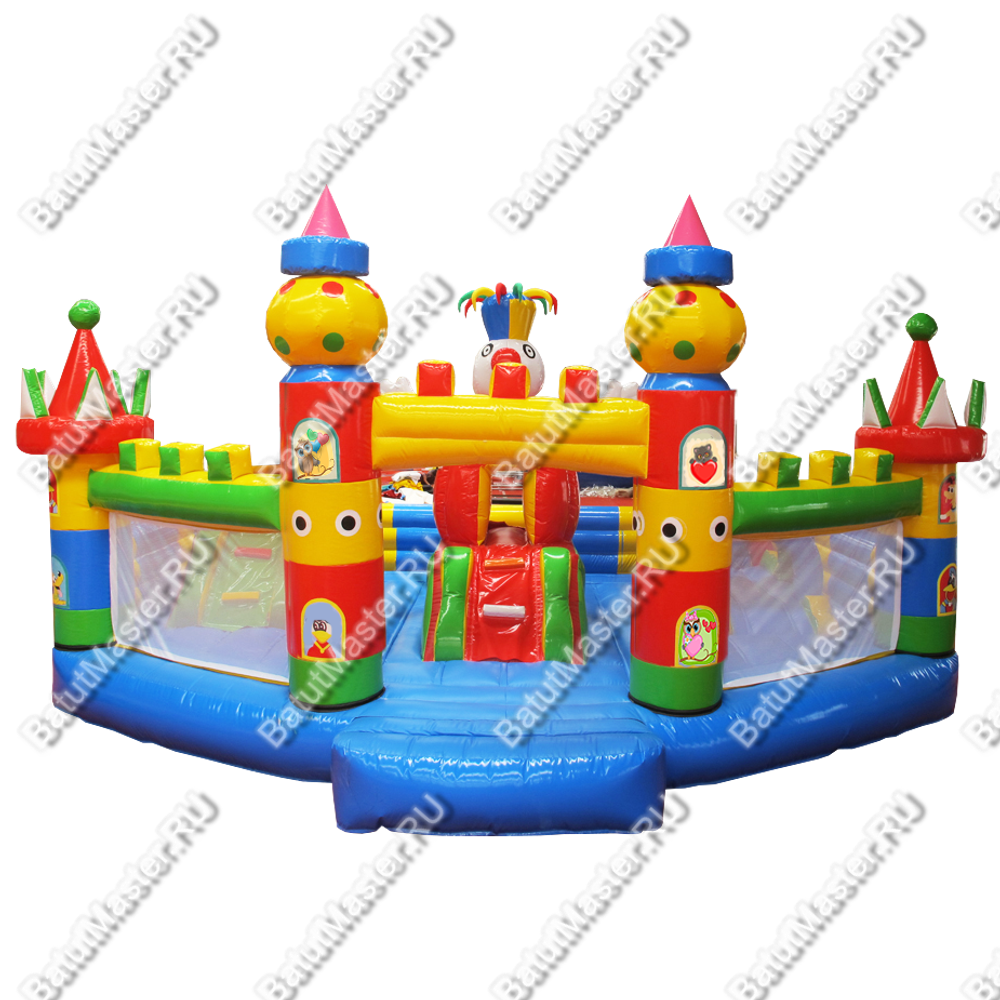 Надувной батут "Сказочный город", 5*4*3,5 м