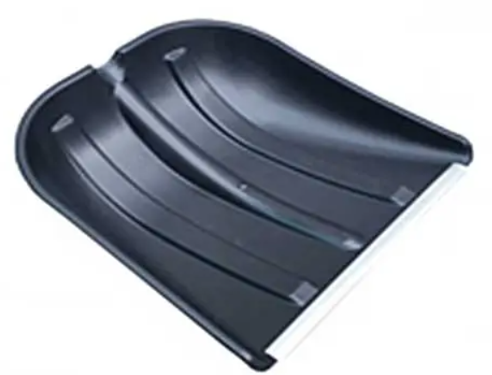 Лопата снеговая с металлической планкой 410х420мм., тулейка 40