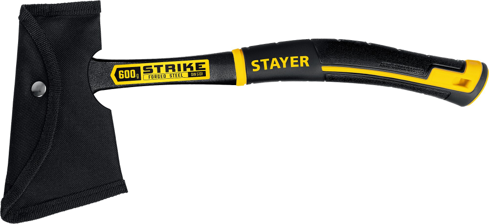 STAYER STRIKE, 600/850 г, 330 мм, цельнометаллический топор, Professional (2065-06)