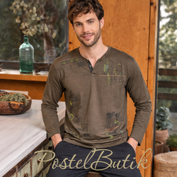 Пижама мужская Massana E27 KHNAKI (P721310) серая