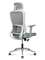 Кресло офисное Норден / Лайт грэй / Light grey / серый пластик/серая  серка/серая ткань/хром база