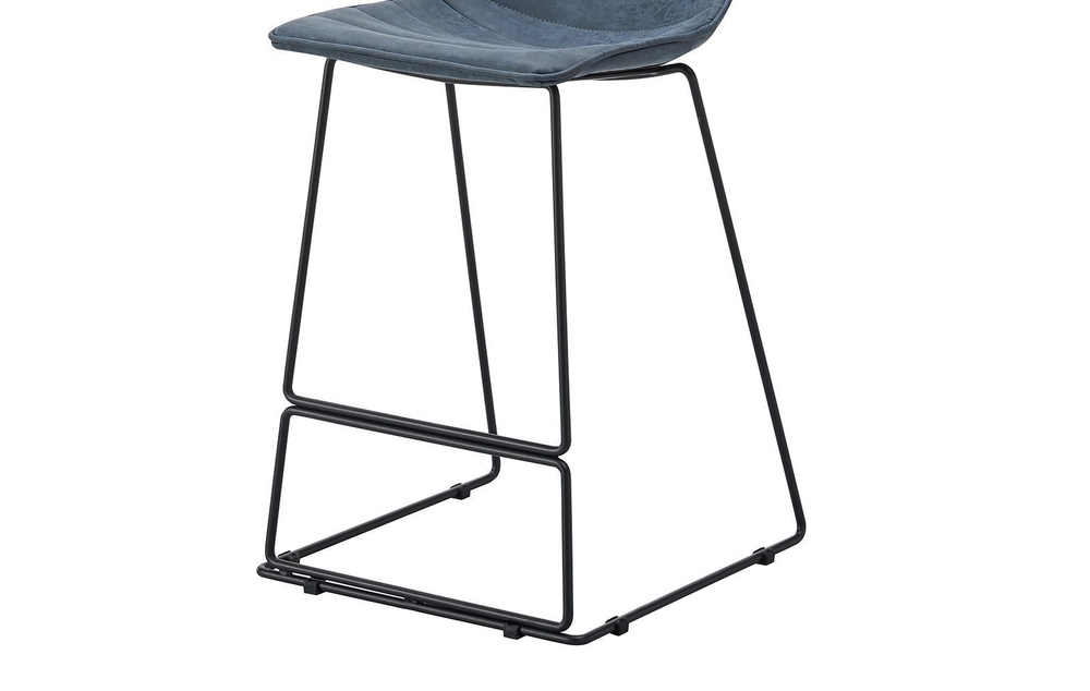 Стул полубарный CQ-8280E-1 синий 2078