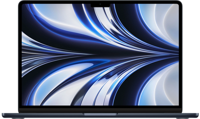 13.3" Ноутбук MacBook Air 13 2022 Midnight (2560x1664, Apple M2, RAM 8ГБ,SSD 256ГБ, Apple M2 10-Core GPU, MacOS)