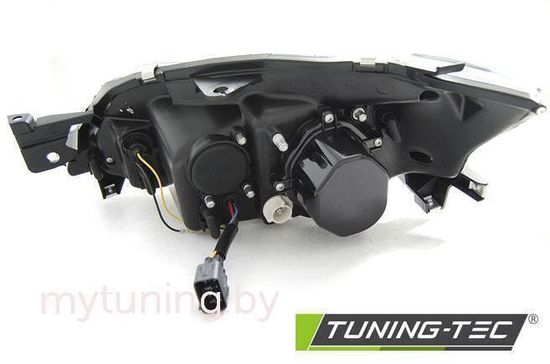 Передние фары tube black для Subaru Impreza III GH