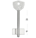 Заготовка сувальдного ключа 10706 SAM1D