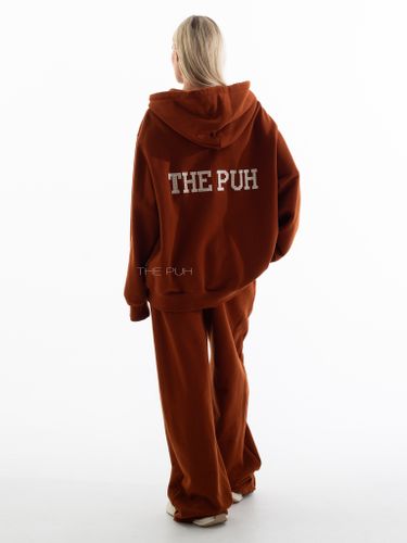 Спортивный костюм кирпичного цвета с лого