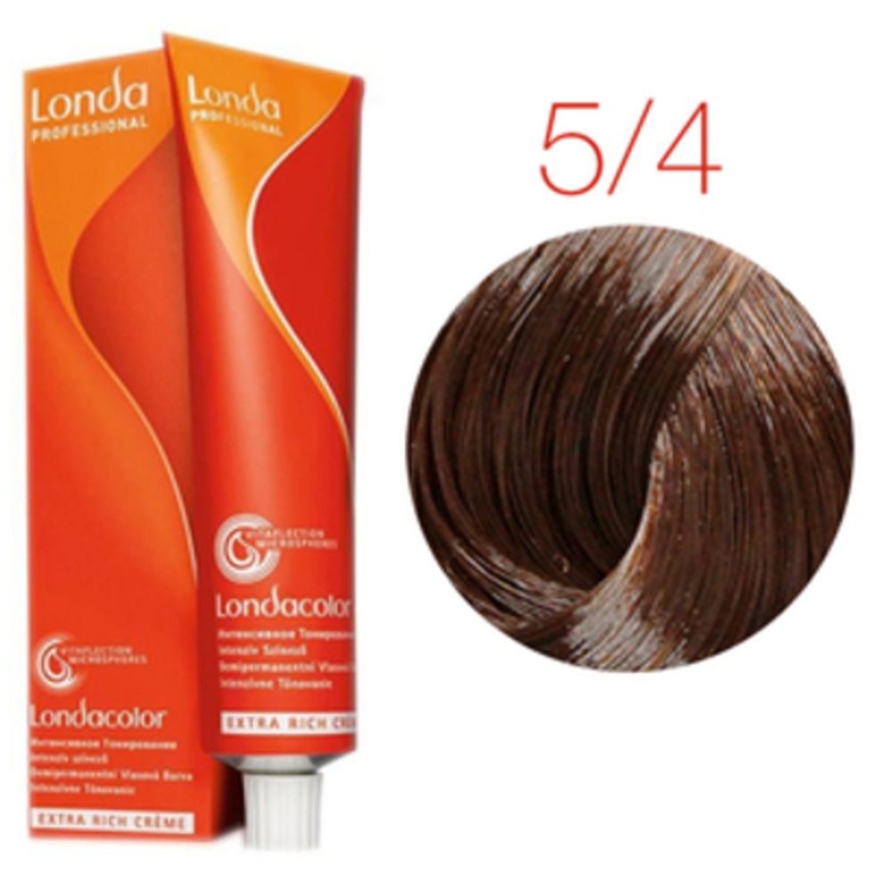 Londa Color инт.тонирование, 5/4 светлый шатен медный, 60мл