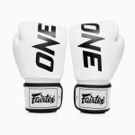 Боксёрские перчатки Fairtex ONE X Fairtex Boxing white