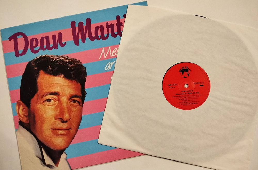 Винтажная виниловая пластинка LP Dean Martin Memories Are Made Of This (Sweden 1987)