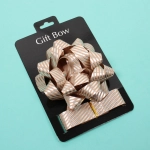 Набор для декорирования «Параллели судьбы» бант 2см, лента 2,5см (3м), Серебро