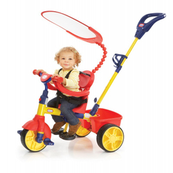 Little Tikes - трехколесный велосипед 4 в 1, красные РЕЗИНОВЫЕ КОЛЕСА 627354 / артикул   627354E4  / GTIN 00000000