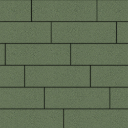 Тротуарная плитка ПРЯМОУГОЛЬНИК 750х250 мм - Стандарт Зеленый