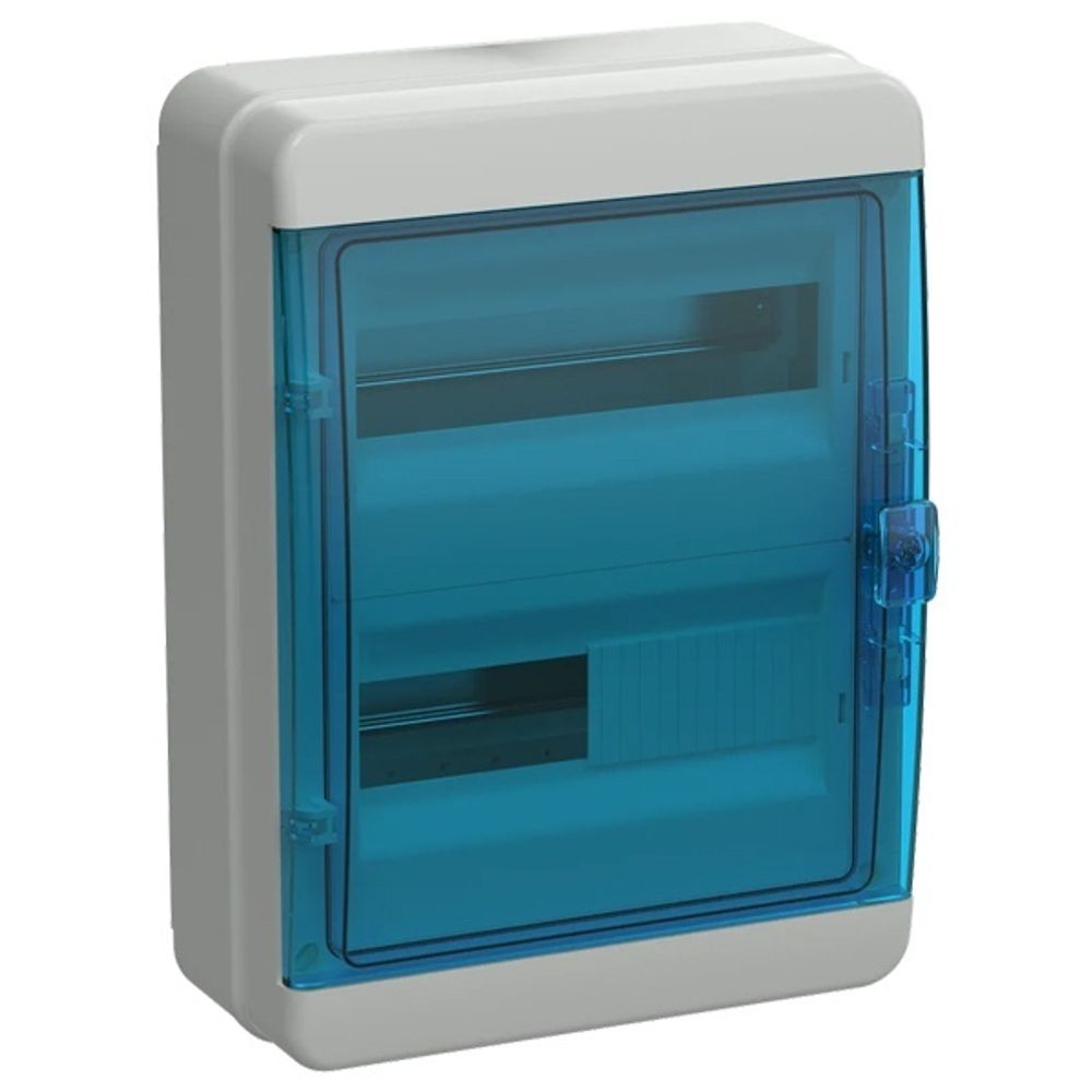 Корпус пластиковый КМПн-24 IP65 синяя прозрачная дверь TEKFOR IEK