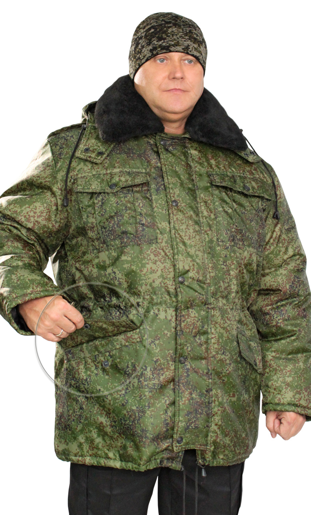 Куртка утеплённая "Зима" цв.Цифра