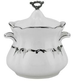 Lenardi 666-401 Сахарница 600 мл ARGENTO в под.уп.(х12)Фарфор