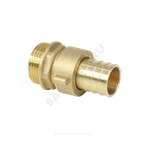 Переходник штуцерный латунь разъемный для шланга Дн 15х1/2" НР 9104 Aquasfera 9104-01