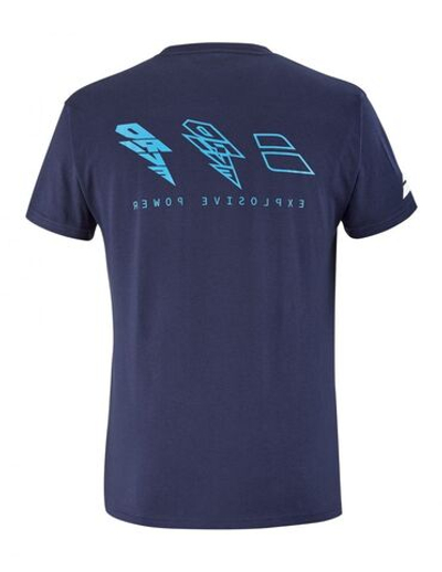 Мужская теннисная футболка Babolat Drive Cotton Tee M - drive blue