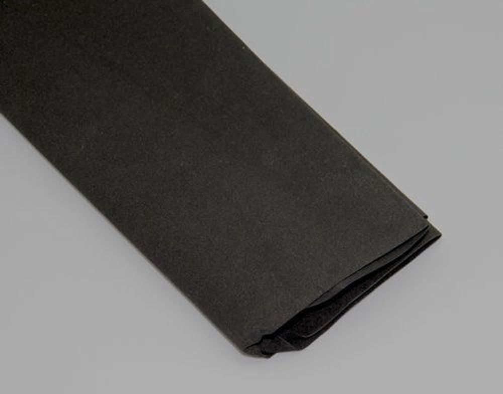Фоамиран Иранский, толщина 1 мм, размер 60х70 см, цвет чёрный (1 уп = 10 листов)