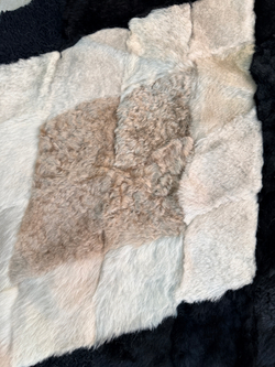 Покрывало меховое ковер из шкуры овчины