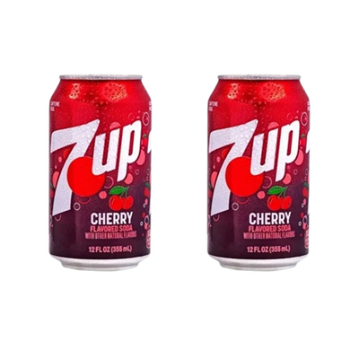 7 Up 7UP Cherry 355 мл, Напиток (2 ШТ.) - 7up