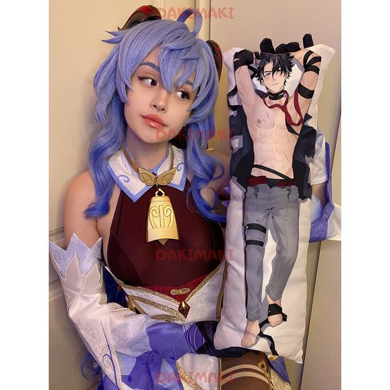 Мини дакимакура Ризли Геншин Импакт арт. M1176, 60х20 см