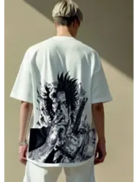 Футболка белая Черный клевер Ями Сукэхиро