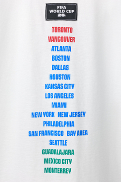 ZARA ФУТБОЛКА FIFA WORLD CUP ™ 2026, БЕЛЫЙ