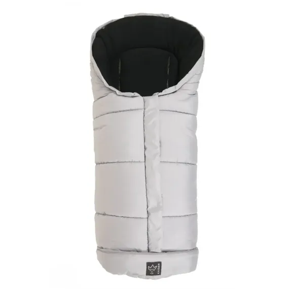 Теплый конверт в коляску Kaiser Iglu Thermo Fleece Light Grey