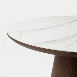 Обеденный стол ROLL CERAMIC walnut