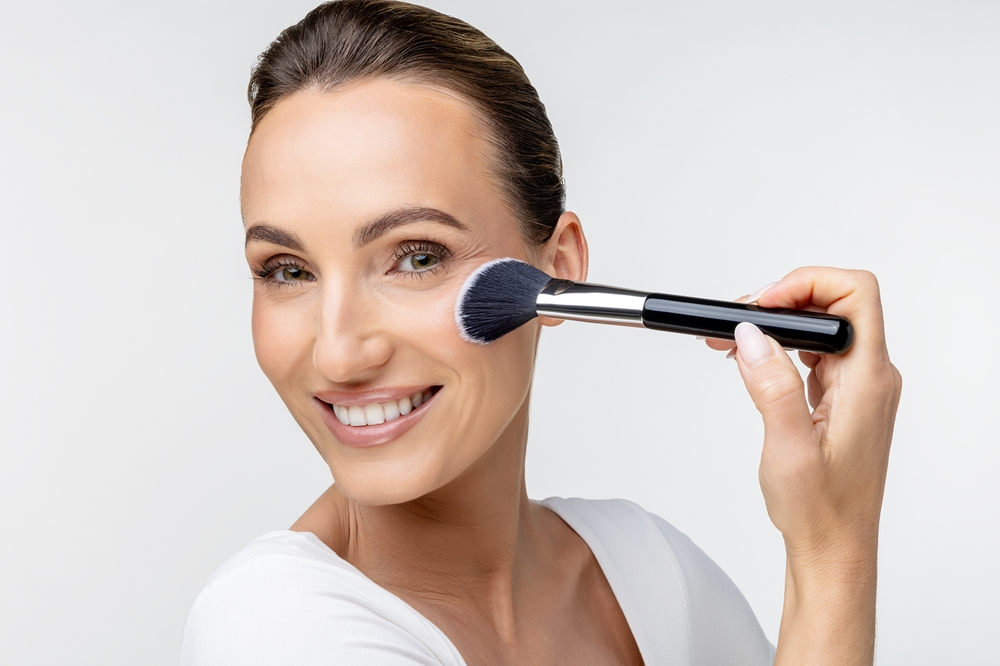 Notino Makeup Brushes Professional Angled Blush Make-Up Brush 161 - Кисть для румян, 1 szt.