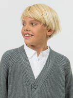 Кардиган для мальчик на пуговицах AT891-M серый