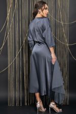 Платье вечернее Дерзкая элегантность (серое) П14471-7М LT Collection