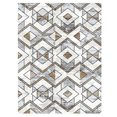 Коврик комнатный с бахромой на резиновой подложке ZALEL 80*150 O-22135