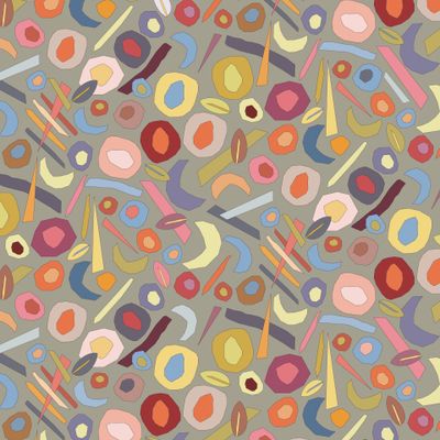 Кусочки фруктов, геометрическая абстракция Pieces of fruits, geometric abstraction